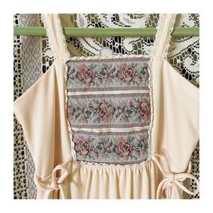 70s Zum Zum maxi vestal dress